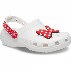 Dievčenské kroksy (rekreačná obuv) - CROCS-Disney Minnie Mouse Classic Clog T white/red Biela 27/28