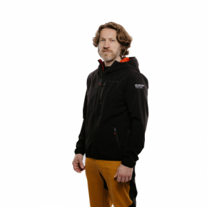 Pánska turistická bunda - EVERETT-LightSoftshell M black Čierna 3XL 2