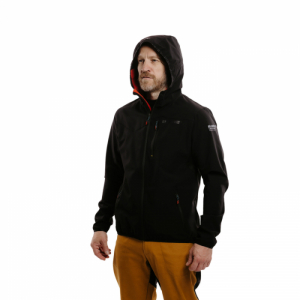 Pánska turistická bunda - EVERETT-LightSoftshell M black Čierna 3XL 4