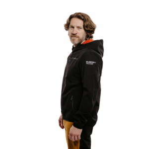 Pánska turistická bunda - EVERETT-LightSoftshell M black Čierna 3XL 5