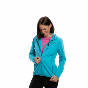 Dámska turistická bunda - EVERETT-LightSoftshell W blue Modrá XXL 2