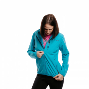 Dámska turistická bunda - EVERETT-LightSoftshell W blue Modrá XXL 3