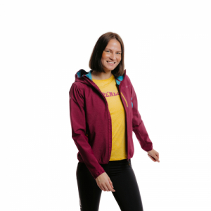 Dámska turistická bunda - EVERETT-LightSoftshell W fuchsia Fialová XXL 1
