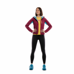Dámska turistická bunda - EVERETT-LightSoftshell W fuchsia Fialová XXL 3