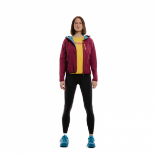 Dámska turistická bunda - EVERETT-LightSoftshell W fuchsia Fialová XXL 4