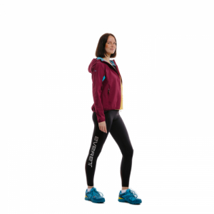 Dámska turistická bunda - EVERETT-LightSoftshell W fuchsia Fialová XXL 5