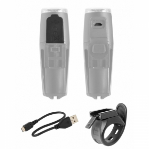 Svetlo na bicykel - FORCE-SHARK 500LM USB Čierna 1