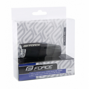 Svetlo na bicykel - FORCE-SHARK 500LM USB Čierna 2