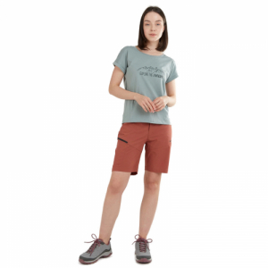Dámske turistické tričko s krátkym rukávom - FUNDANGO-Atmos T-shirt-524-mint Zelená L 2