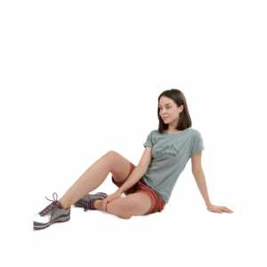 Dámske turistické tričko s krátkym rukávom - FUNDANGO-Atmos T-shirt-524-mint Zelená L 3