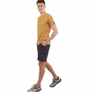 Pánske tričko s krátkym rukávom - FUNDANGO-Jaggy Pocket T-shirt-614-cinnamon Hnedá XXL 3