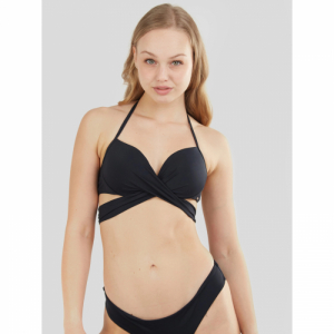 Dámske plavky vrchný diel - FUNDANGO-Lola Twisted Top-890-black Čierna XL 2