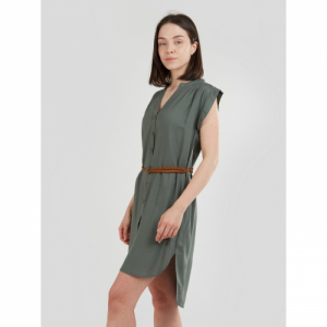 Dámske šaty - FUNDANGO-Mona Dress-537-khaki Zelená XL 1