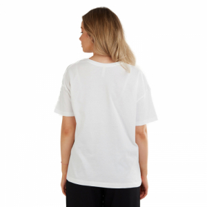 Dámske tričko s krátkym rukávom - FUNDANGO-Nissa T-shirt-100-white Biela XL 1