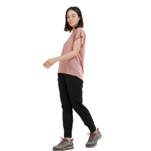 Dámske turistické tričko s krátkym rukávom - FUNDANGO-Rush T-shirt-385-mauve Červená L 3