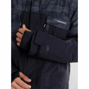 Pánska lyžiarska bunda - FUNDANGO-Ryder Jacket-893-black camouflage Čierna M 5