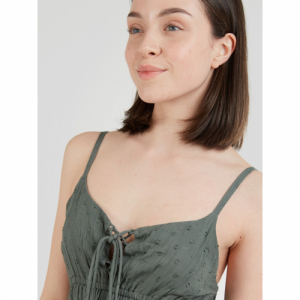 Dámske šaty - FUNDANGO-Sarah Mono Dress-537-khaki Zelená XL 4