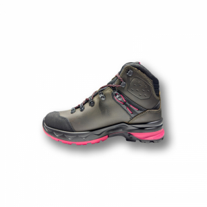 Dámska členková turistická obuv - GRISPORT-Cerasella grey/red Šedá 42 1
