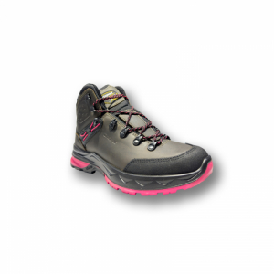 Dámska členková turistická obuv - GRISPORT-Cerasella grey/red Šedá 42 2