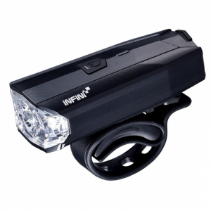 Svetlo na bicykel - INFINI-LAVA 500 Lite predné 6f čierne USB Čierna