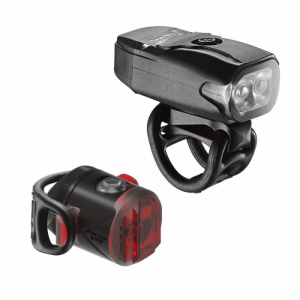 Svetlo na bicykel - LEZYNE-LED KTV DRIVE / FEMTO USB PAIR Čierna