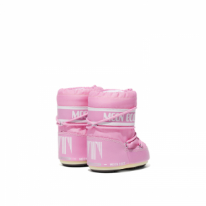 Detské členkové zimné topánky - MOON BOOT-ICON MINI NYLON, 063 pink Ružová 19/22 2