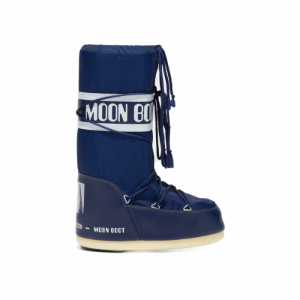 Detské vysoké zimné topánky - MOON BOOT-ICON NYLON, 002 blue K Modrá 23/26