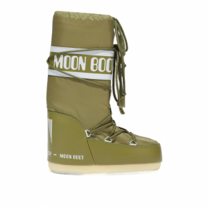 Vysoké zimné topánky - MOON BOOT-ICON NYLON, 083 khaki Zelená 35/38