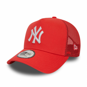 Šiltovka - NEW ERA-940 Af trucker MLB League essential NEYYAN red Červená 55,8/60,6cm