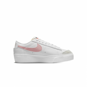 Dámska vychádzková obuv - NIKE-Blazer Low Platform white/summit white/black/pink glaze Biela 40