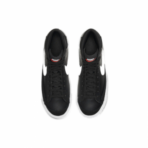 Juniorská vychádzková obuv - NIKE-Blazer Mid 77 black/white/team orange Čierna 40 3