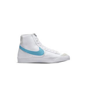 Juniorská vychádzková obuv - NIKE-Blazer Mid Jr white/aqua/white Biela 39