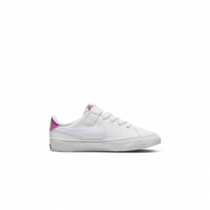Dievčenská vychádzková obuv - NIKE-Court Legacy white/cosmic fuchsia/pearl pink/football grey Biela 35