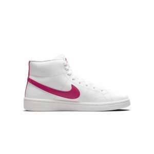 Dámska vychádzková obuv - NIKE-Court Royale 2 Mid white/rush pink/onyx Biela 42