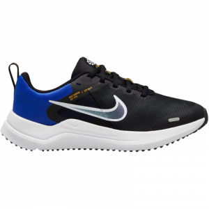 Chlapčenská športová obuv (tréningová) - NIKE-Downshifter 12 black/racer blue/laser orange/white Čierna 40