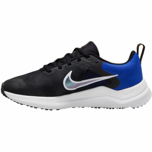 Chlapčenská športová obuv (tréningová) - NIKE-Downshifter 12 black/racer blue/laser orange/white Čierna 40 1