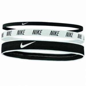 Čelenka - NIKE-MW HEADBANDS 3PK B Čierna