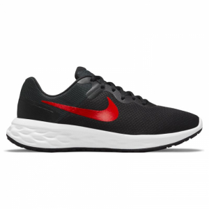 Pánska športová obuv (tréningová) - NIKE-Revolution 6 Next Nature black/anthracite/university red Čierna 46,5