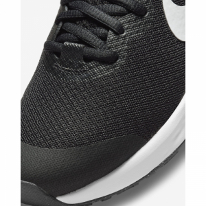 Juniorská športová obuv (tréningová) - NIKE-Revolution 6 black/dark smoke grey/white Čierna 40 5