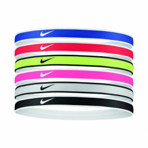 Čelenka - NIKE-SWOOSH HEADBANDS 6PK UR/GR/VT Mix UNI