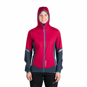 Dámska turistická bunda - NORTHFINDER-DELORES-527-cherryblue Červená XL 2