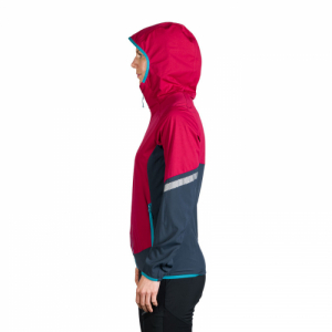 Dámska turistická bunda - NORTHFINDER-DELORES-527-cherryblue Červená XL 3