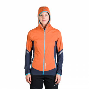 Dámska turistická bunda - NORTHFINDER-DELORES-649-lightorangeblue Oranžová XL 2