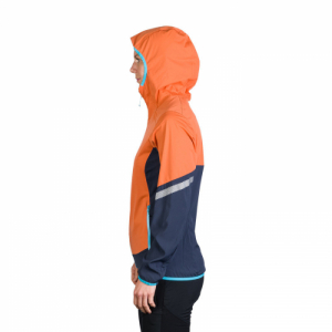 Dámska turistická bunda - NORTHFINDER-DELORES-649-lightorangeblue Oranžová XL 3