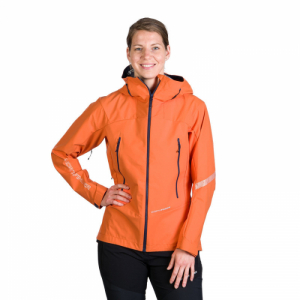 Dámska turistická softshellová bunda - NORTHFINDER-DELORIS-182-lightorange Oranžová XL