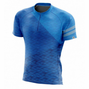 Pánsky cyklistický dres s krátkym rukávom - NORTHFINDER-DEWEROL Blue Modrá M