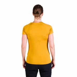 Dámske turistické tričko s krátkym rukávom - NORTHFINDER-DIANE-314-goldenyellow Žltá L 3