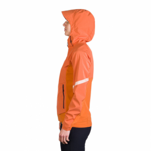 Dámska turistická softshellová bunda - NORTHFINDER-DONNA-182-lightorange Oranžová XL 3
