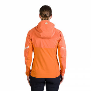 Dámska turistická softshellová bunda - NORTHFINDER-DONNA-182-lightorange Oranžová XL 4