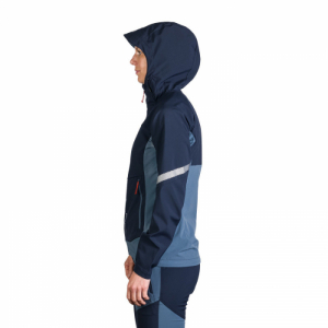Dámska turistická softshellová bunda - NORTHFINDER-DONNA-387-blueblue Modrá XL 3